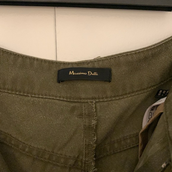 Army green chino pants, size 4 - Picture 3 of 4